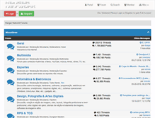 Tablet Screenshot of forum.hangarnet.com.br